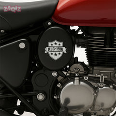 Royal Enfield MadMax Rider Logo Sticker | Biker Brotherhood Badge Decal