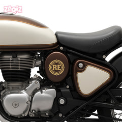 Royal Enfield Heritage Shield MLG-1901 Logo Sticker | Vintage Army Style Decal