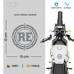 Royal Enfield Heritage Shield MLG-1901 Logo Sticker | Vintage Army Style Decal