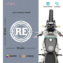 Royal Enfield Heritage Shield MLG-1901 Logo Sticker | Vintage Army Style Decal