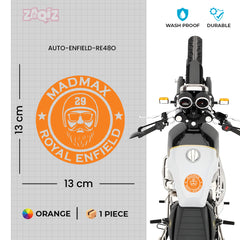 Royal Enfield Bullet 350 Winged Logo Sticker | Classic Rider Badge Decal