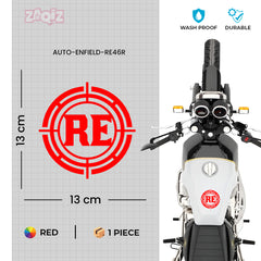 Royal Enfield Heritage Shield MLG-1901 Logo Sticker | Vintage Army Style Decal