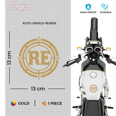 Royal Enfield Heritage Shield MLG-1901 Logo Sticker | Vintage Army Style Decal