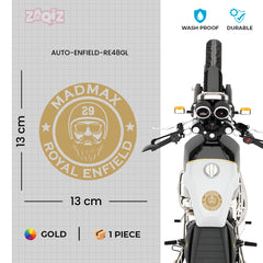 Royal Enfield Bullet 350 Winged Logo Sticker | Classic Rider Badge Decal