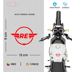 Royal Enfield RE Heritage Star Logo Sticker for Bike Tank, Side Panel & Helmet