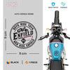 Stylish Royal Enfield Bike Emblem Decal