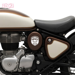 Royal Enfield RE Heritage Star Logo Sticker – Vintage Bike Tank & Side Panel Decal