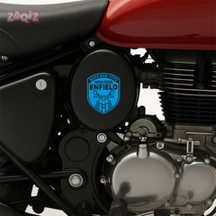 Royal Enfield RE Heritage Star Logo Sticker – Vintage Bike Tank & Side Panel Decal