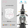 Iconic Royal Enfield Adventure Emblem Decal