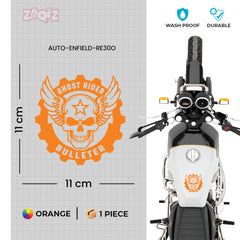 Durable Royal Enfield Bullet Bike Sticker
