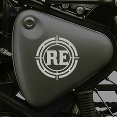 Royal Enfield Heritage Shield MLG-1901 Logo Sticker | Vintage Army Style Decal