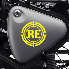 Royal Enfield Heritage Shield MLG-1901 Logo Sticker | Vintage Army Style Decal