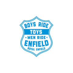 Classic Ride Royal Enfield Bike Sticker