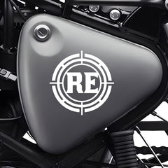 Royal Enfield Heritage Shield MLG-1901 Logo Sticker | Vintage Army Style Decal