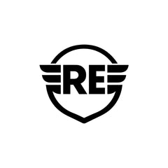 Royal Enfield RE Wings Logo Sticker for Bike Tank, Side Panel & Helmet