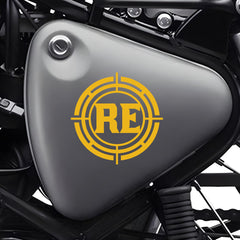 Royal Enfield Heritage Shield MLG-1901 Logo Sticker | Vintage Army Style Decal