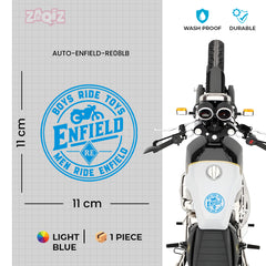 Stylish Royal Enfield Bike Emblem Decal