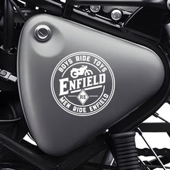 Stylish Royal Enfield Bike Emblem Decal