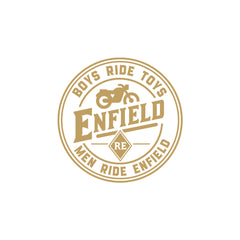 Stylish Royal Enfield Bike Emblem Decal
