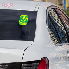 Road Safety Save Animals Sticker for Drivers