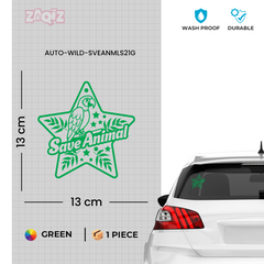 Protect Endangered Species Vehicle Sticker
