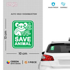 Bold Design Save Animals Emblem