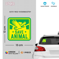Animal Rescue Advocate Vehicle Sticker