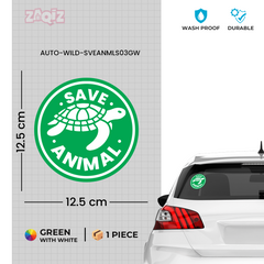 Support Animal Conservation Car Tag