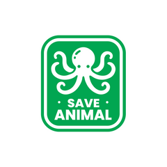 Road Safety Save Animals Sticker for Drivers