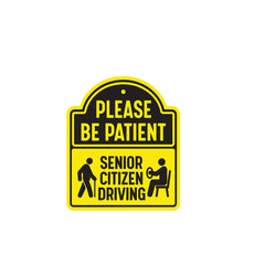 Not in a Hurry – Senior at the Wheel
