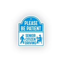 Not in a Hurry – Senior at the Wheel