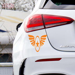 Zaqiz Stickers – Aviation Style Winged Star Emblems