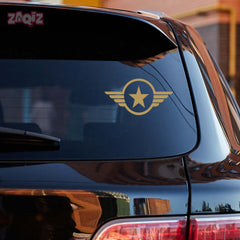Zaqiz Stickers – Premium Star Wings Stickers for Cars & Bikes