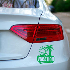 zaqiz Vacation Sticker – Tropical Escape Vibes