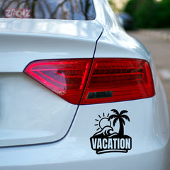 zaqiz Vacation Sticker – Tropical Escape Vibes