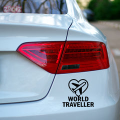 zaqiz World Traveller Sticker – Fly with Passion