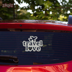 zaqiz Travel Love Sticker – Fly with Passion