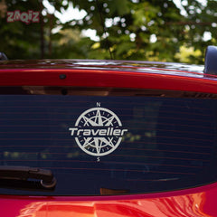 Travel More Badge for Laptops and Vehicles