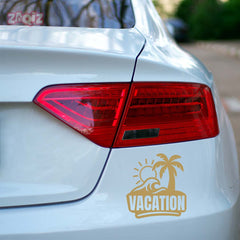 zaqiz Vacation Sticker – Tropical Escape Vibes