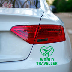 zaqiz World Traveller Sticker – Fly with Passion