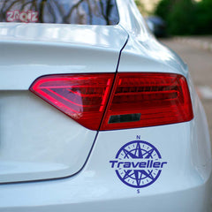 Travel More Badge for Laptops and Vehicles
