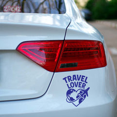 zaqiz Travel Lover Sticker – Explore the World with Heart