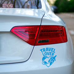 zaqiz Travel Lover Sticker – Explore the World with Heart