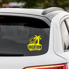 zaqiz Vacation Sticker – Tropical Escape Vibes