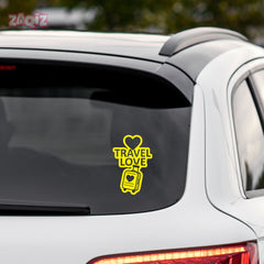 zaqiz Travel Love Sticker – Journey with Heart