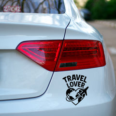zaqiz Travel Lover Sticker – Explore the World with Heart