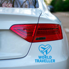 zaqiz World Traveller Sticker – Fly with Passion