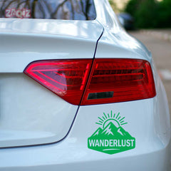 zaqiz Wanderlust Sticker – Adventure in Every Horizon