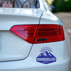 zaqiz Wanderlust Sticker – Adventure in Every Horizon