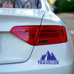 Traveller Life Badge for Bikes and Cars